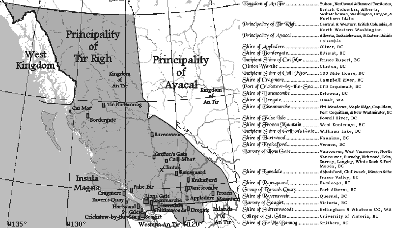 Principality Map