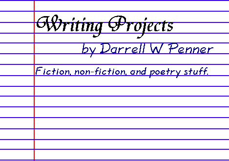 Writing Projects in the Works (coming soon)