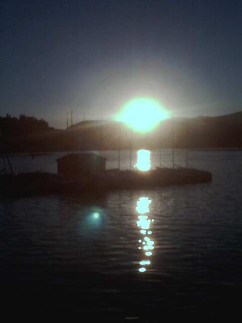 Sunset over Burrard Inlet Canada Day 2003